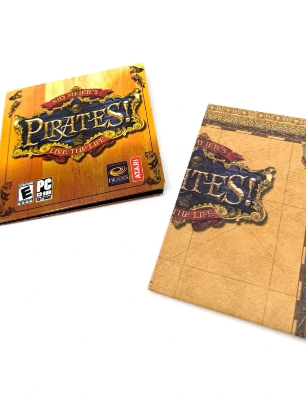 Sid Meier’s Pirates! Live the Life (2004 PC) with 2 Discs, Manual, & Map